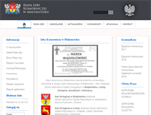 Tablet Screenshot of izba.bialostocka.komornik.pl