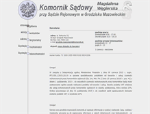 Tablet Screenshot of grodzisk.mazowiecki.komornik.pl