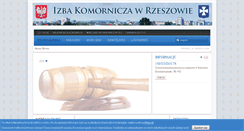 Desktop Screenshot of izba.rzeszowska.komornik.pl
